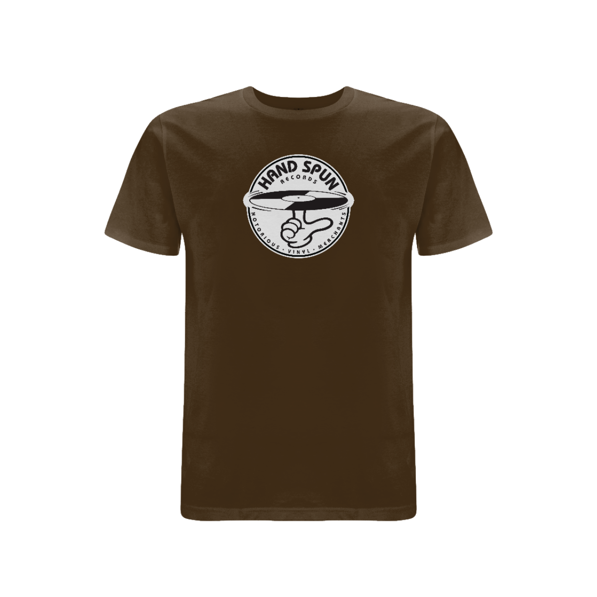 Handspun Records Classic Front Print - Logo Tee