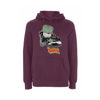 DJ DREADY 90's Classic Logo Front Print Hood – Rave inspired 90s streetwear, retro fashion from Have a nice day london store 