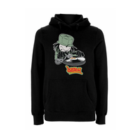 DJ DREADY 90's Classic Logo Front Print Hood – Rave inspired 90s streetwear, retro fashion from Have a nice day london store 