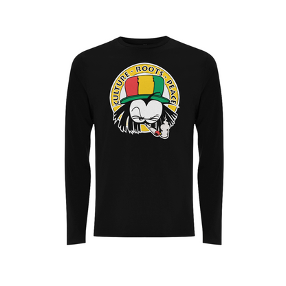 Dready Culture Roots & Peace Front Print Long Sleeves