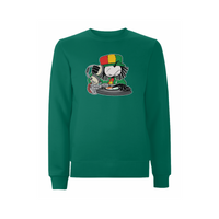 Dready Selecta front print Sweatshirt – Rave inspired 90s streetwear, retro fashion from Have a nice day london store 