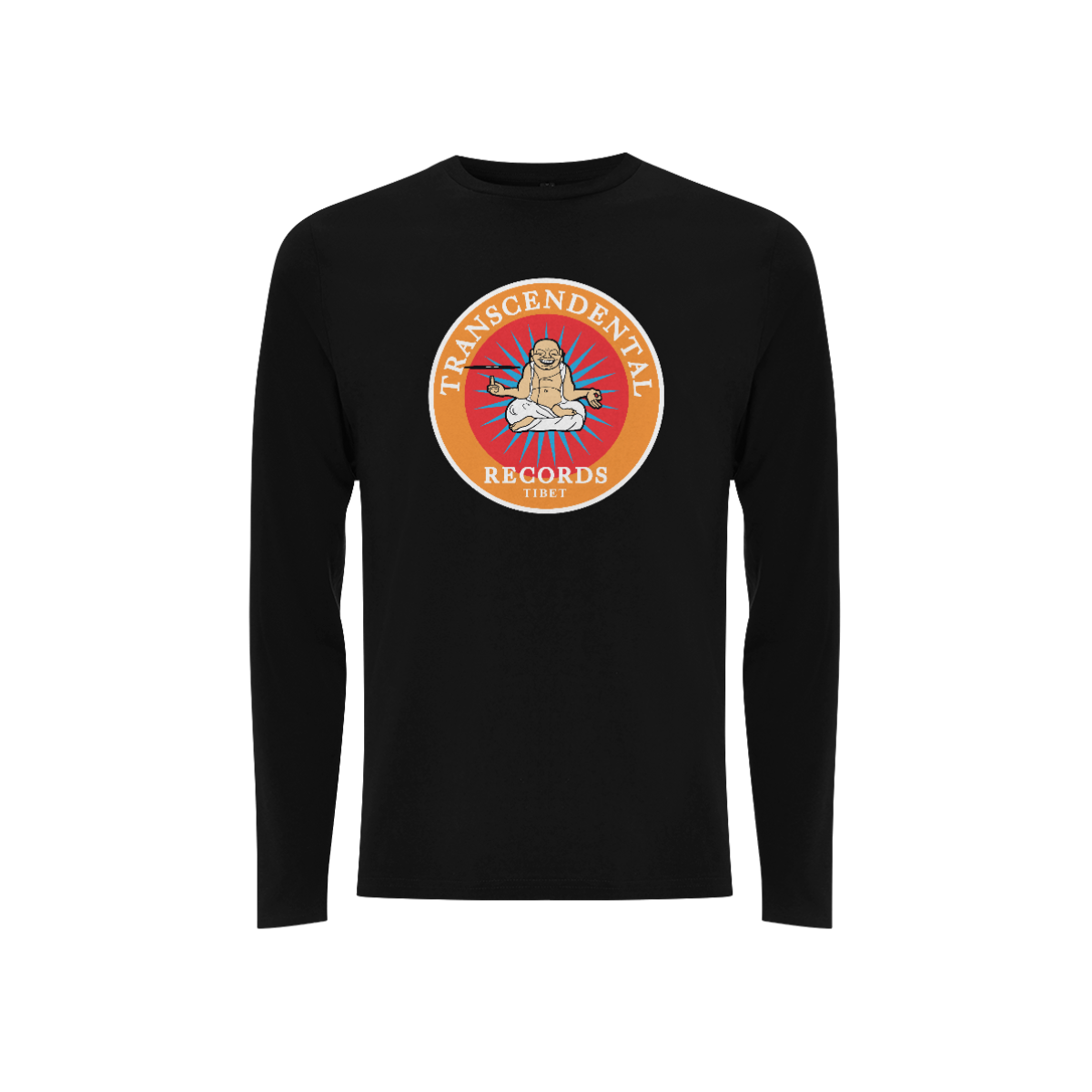Handspun Records Front Print Transcendental Logo - Long Sleeve Tee