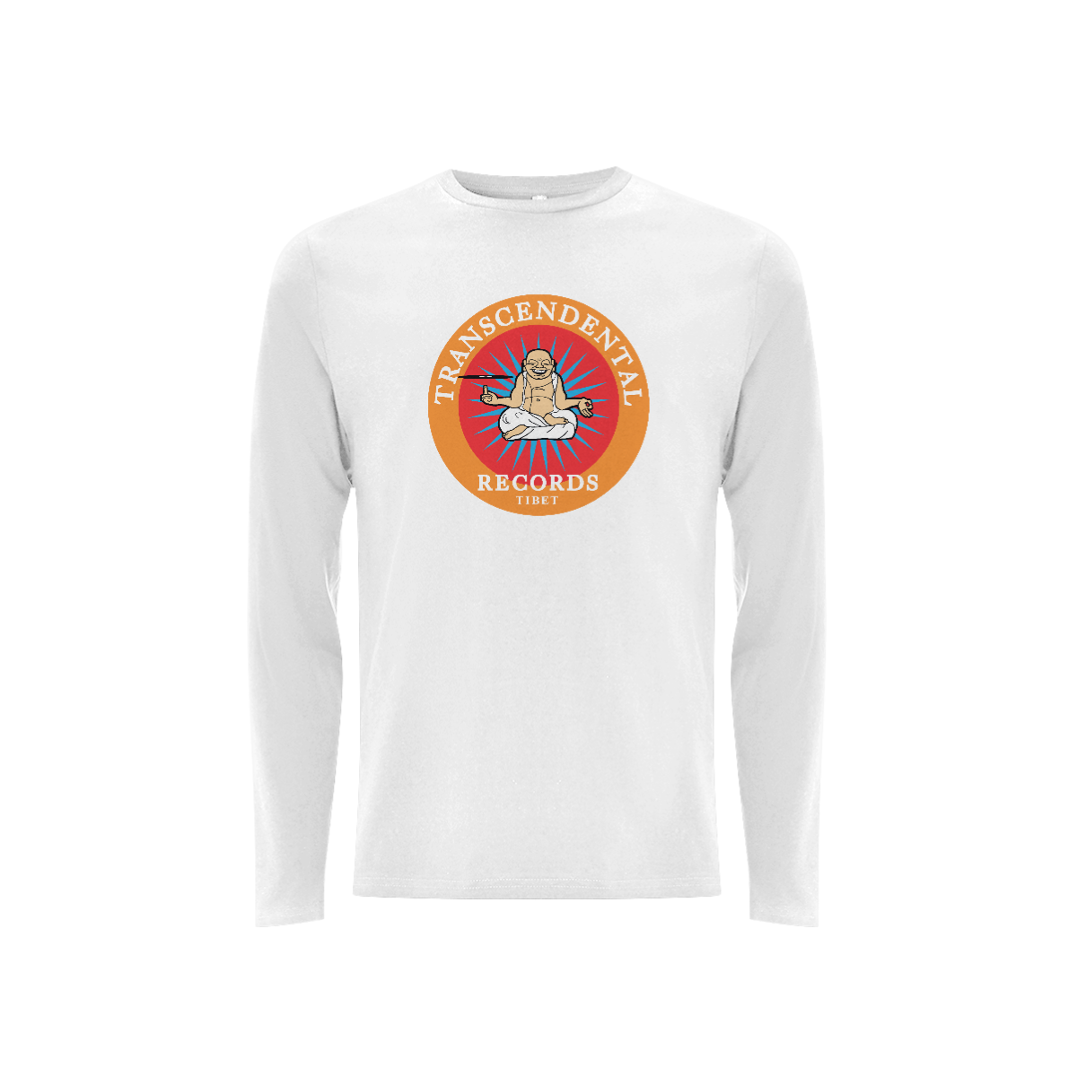 Handspun Records Front Print Transcendental Logo - Long Sleeve Tee