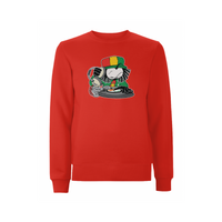 Dready Selecta front print Sweatshirt – Rave inspired 90s streetwear, retro fashion from Have a nice day london store 