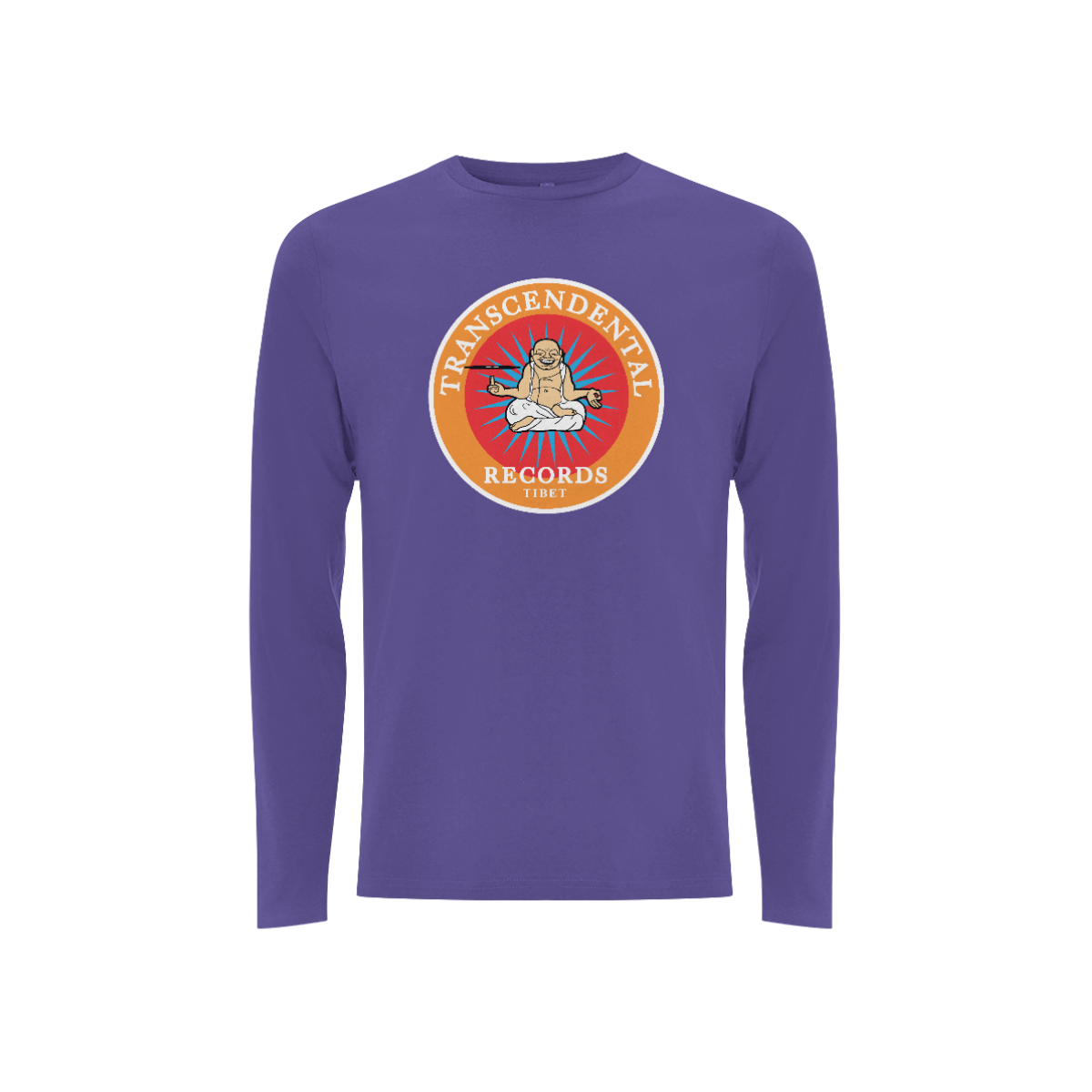 Handspun Records Front Print Transcendental Logo - Long Sleeve Tee