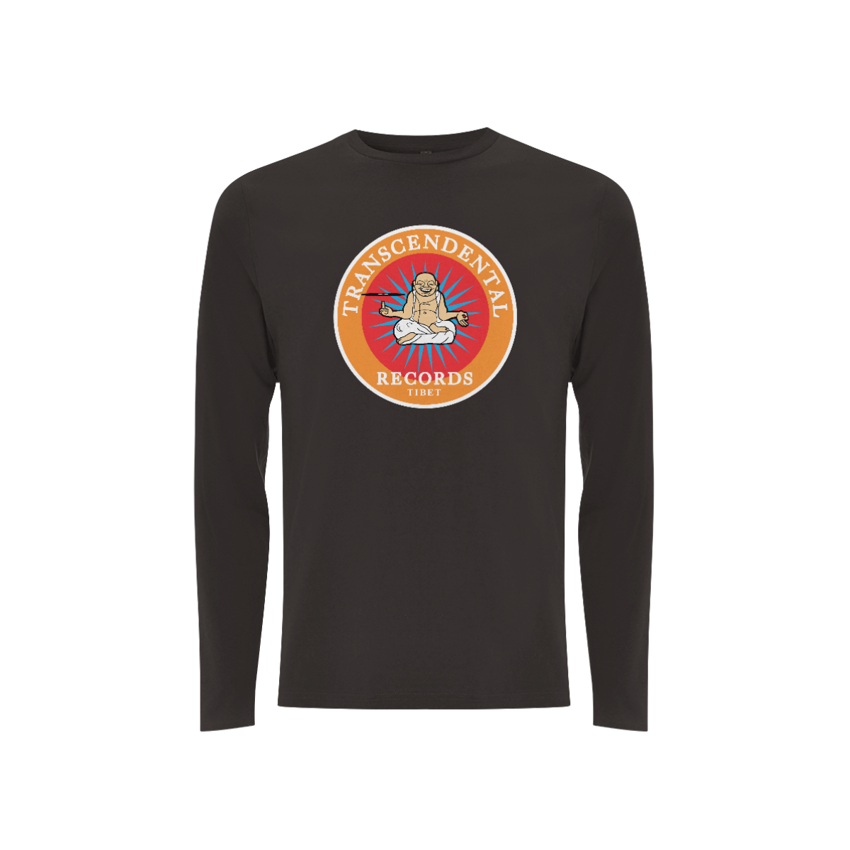 Handspun Records Front Print Transcendental Logo - Long Sleeve Tee