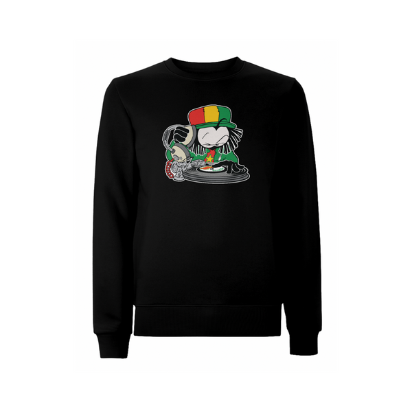 Dready Selecta front print Sweatshirt – Rave inspired 90s streetwear, retro fashion from Have a nice day london store 