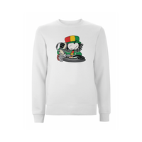 Dready Selecta front print Sweatshirt – Rave inspired 90s streetwear, retro fashion from Have a nice day london store 