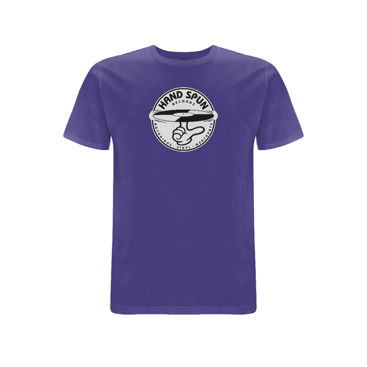 Handspun Records Classic Front Print - Logo Tee