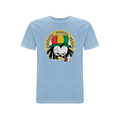 Dready Culture Roots & Peace Front Print T-Shirt