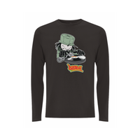 DJ DREADY Front Print Long Sleeve – Rave inspired 90s streetwear, retro fashion from Have a nice day london store 