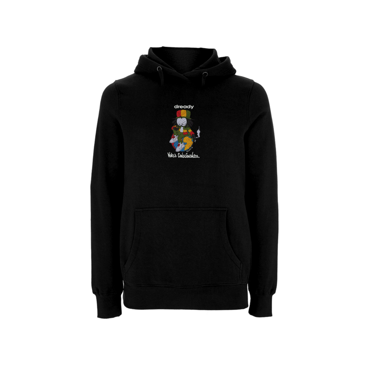 DREADY WORLD CONCIOUSNESS Embroidered Hood