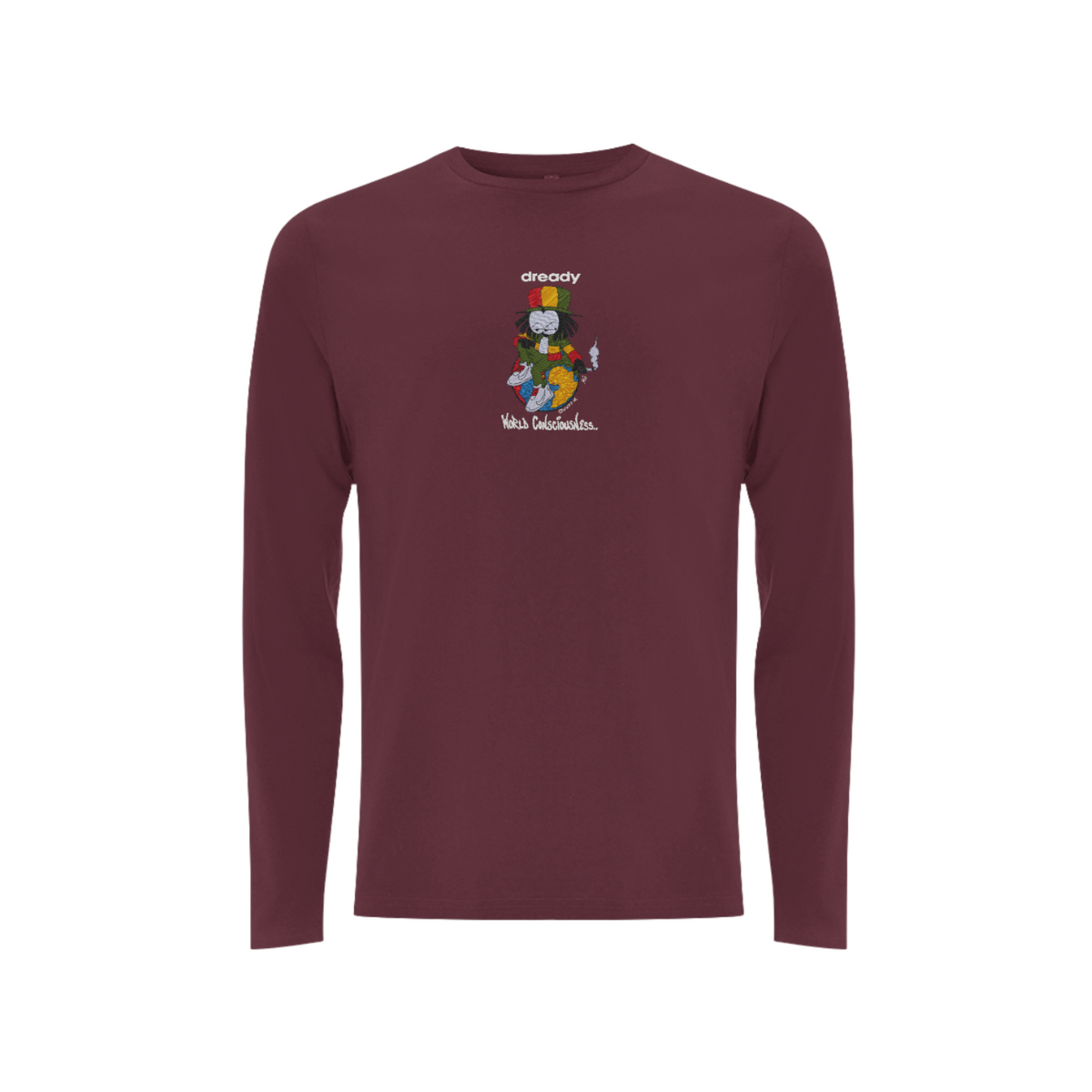 DREADY WORLD CONCIOUSNESS Front Print Long Sleeve