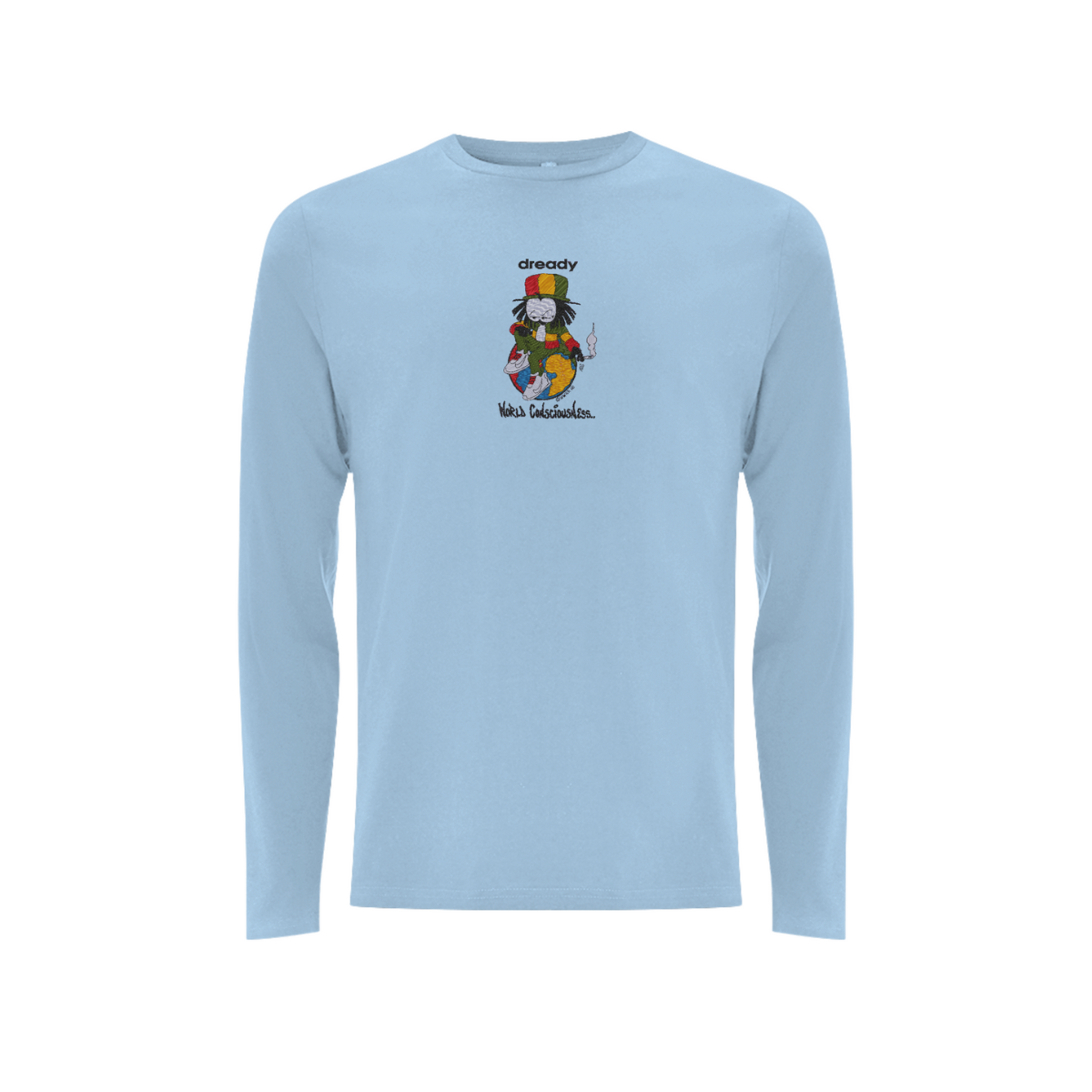DREADY WORLD CONCIOUSNESS Front Print Long Sleeve