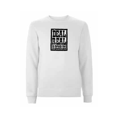 Handspun Records Deal Real Front Print Sweatshirt