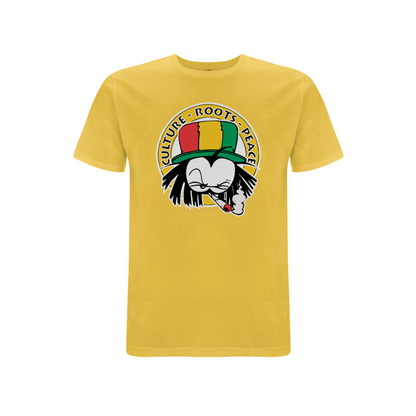 Dready Culture Roots & Peace Front Print T-Shirt