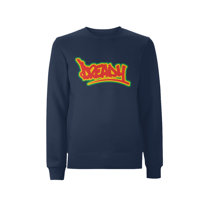 DREADY Logo Front Print Sweatshirt – Rave inspired 90s streetwear, retro fashion from Have a nice day london store 