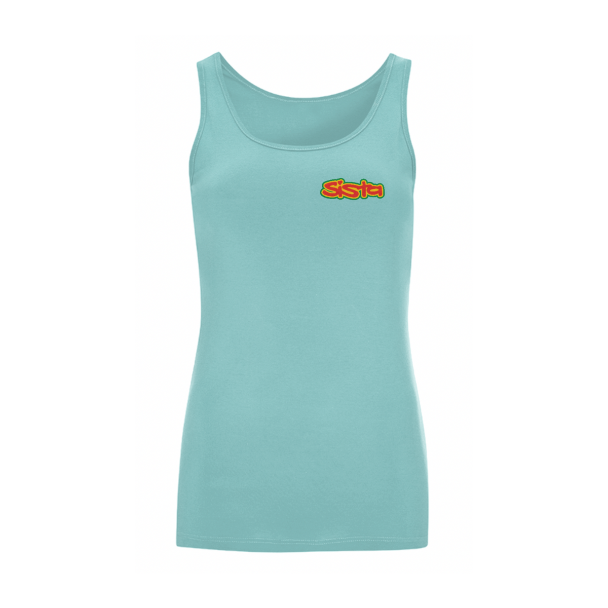 SISTA Front Logo Iconic Tank Top – Rave inspired 90s streetwear, retro fashion from Have a nice day london store 