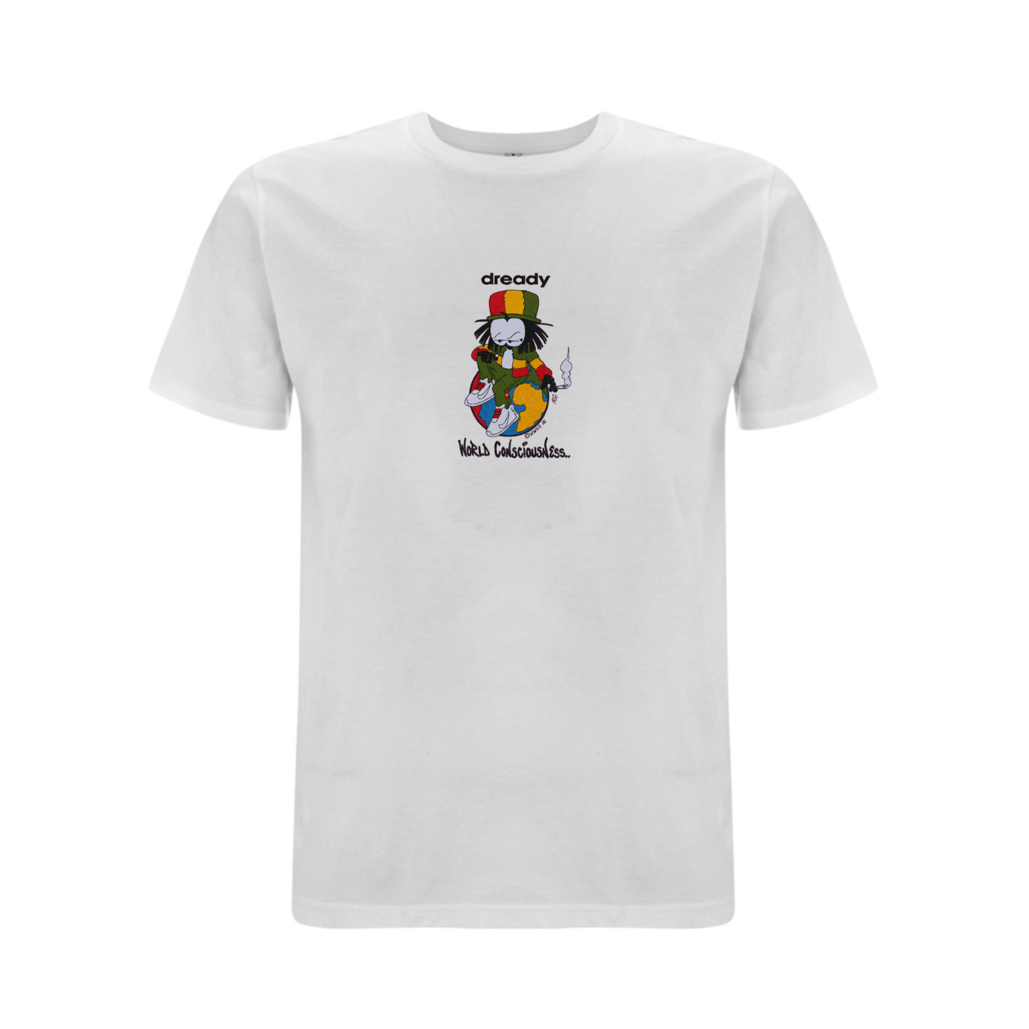 World Conciousness Embroidered T-Shirt