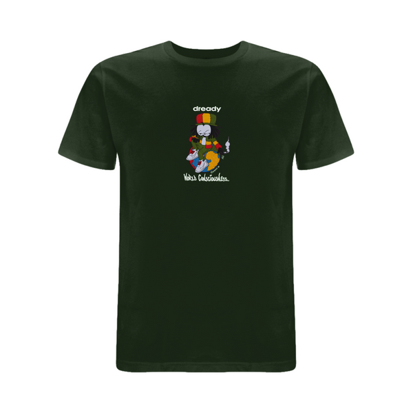 World Conciousness Embroidered T-Shirt – Rave inspired 90s streetwear, retro fashion from Have a nice day london store 