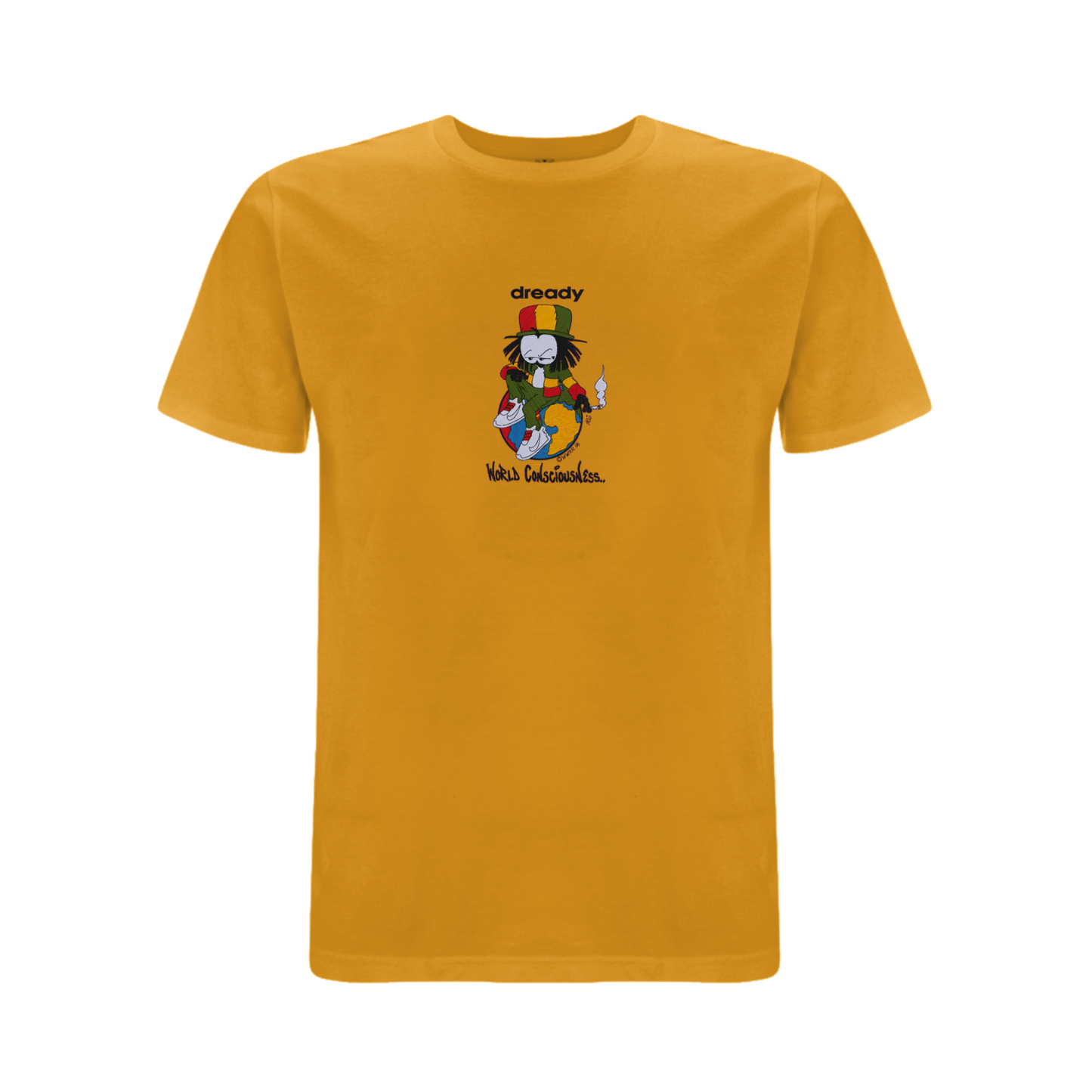 World Conciousness Embroidered T-Shirt