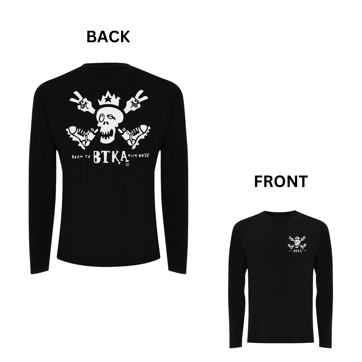BTKA Classic Front and Back Print Long Sleeves