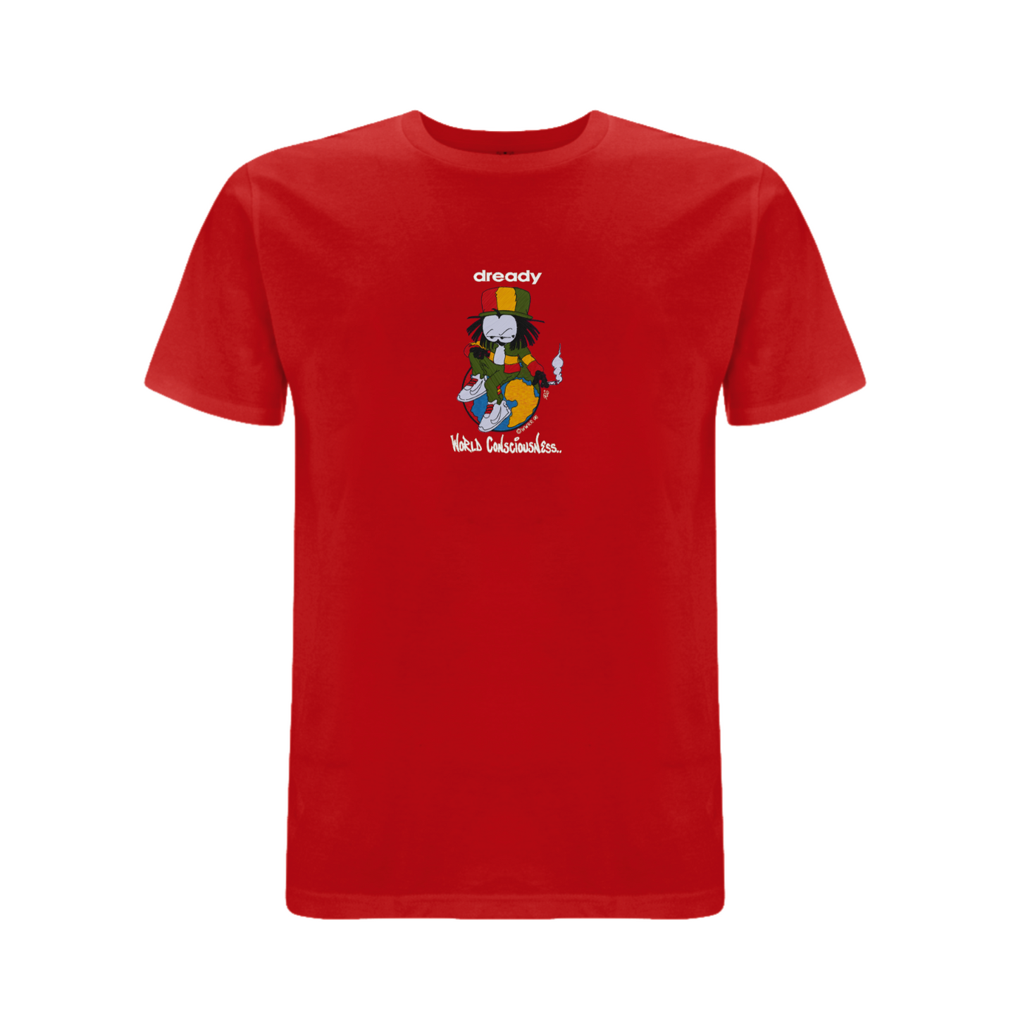 World Conciousness Embroidered T-Shirt