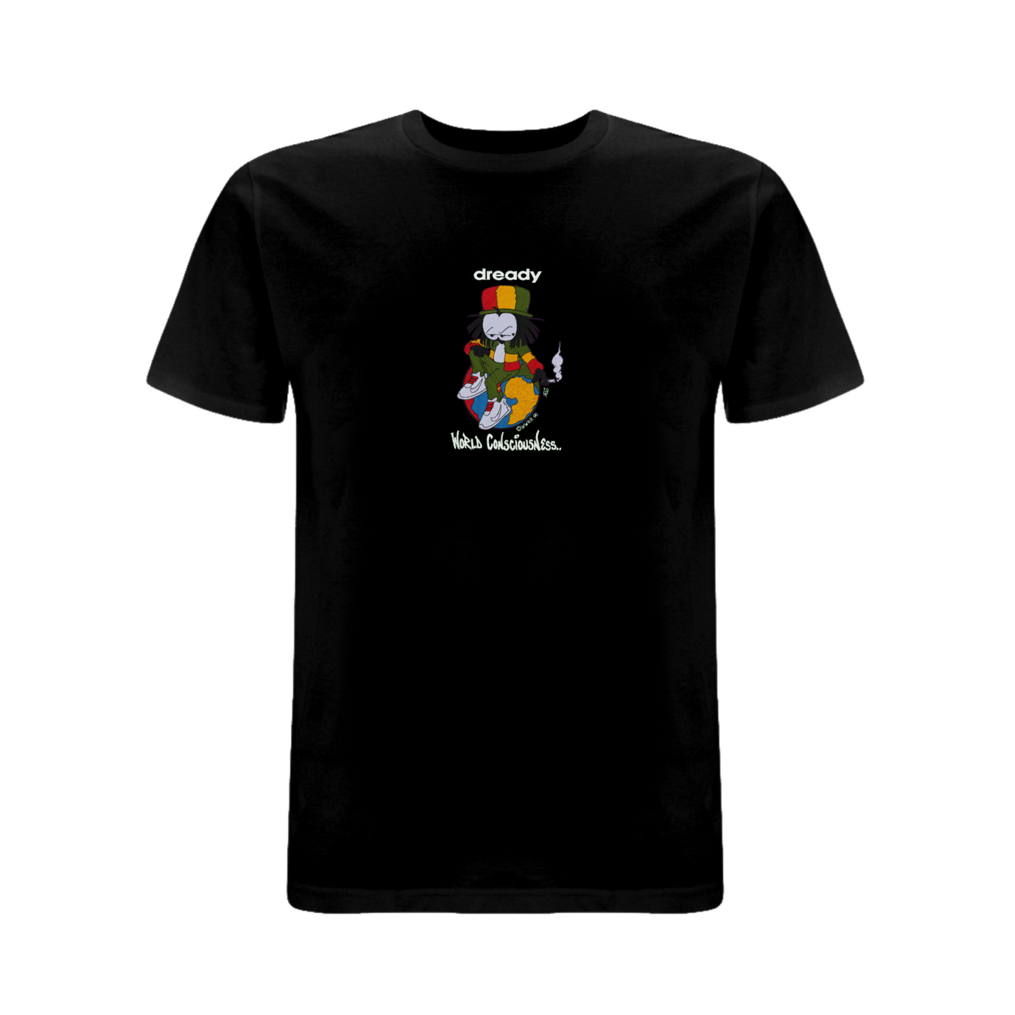 World Conciousness Embroidered T-Shirt