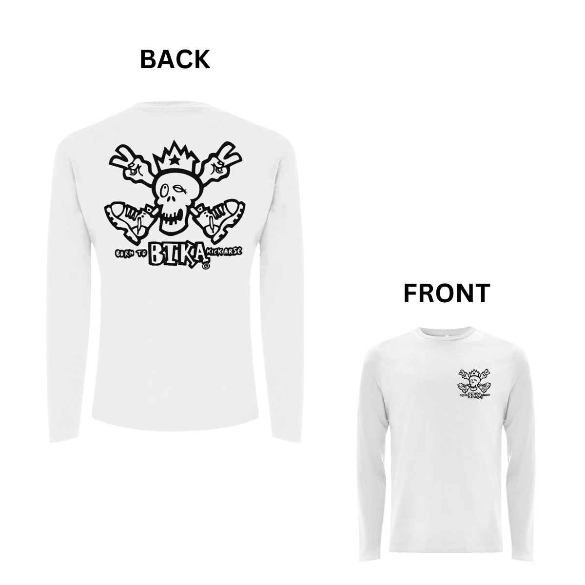 BTKA Classic Front and Back Print Long Sleeves
