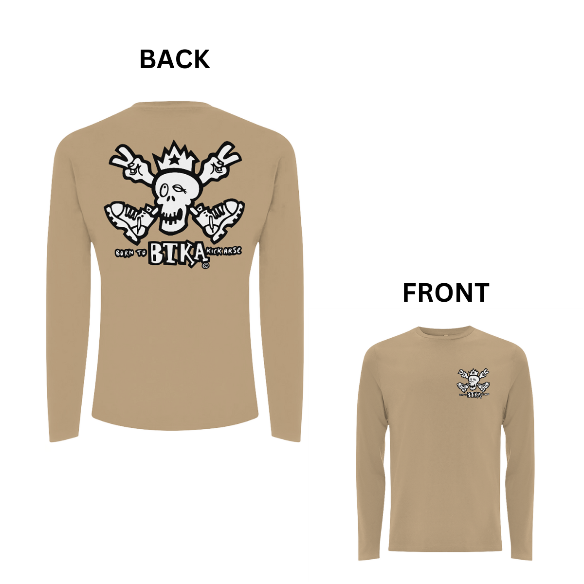 BTKA Classic Front and Back Print Long Sleeves