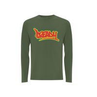DREADY Logo Front Print Long Sleeve – Rave inspired 90s streetwear, retro fashion from Have a nice day london store 