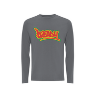DREADY Logo Front Print Long Sleeve – Rave inspired 90s streetwear, retro fashion from Have a nice day london store 
