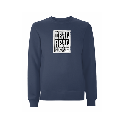 Handspun Records Deal Real Front Print Sweatshirt