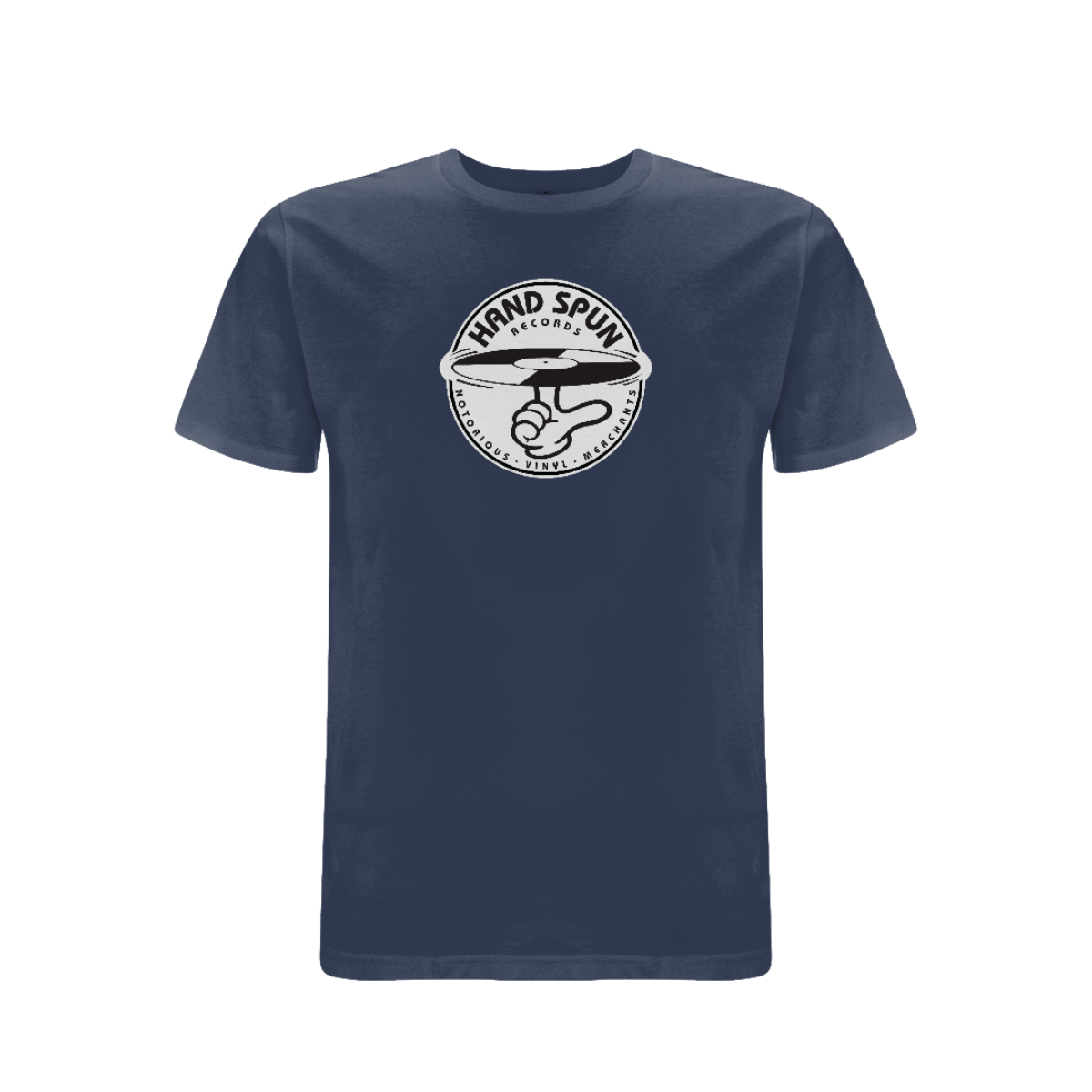 Handspun Records Classic Front Print - Logo Tee