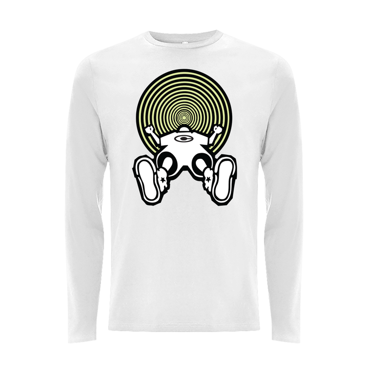 Vortex Glow Front Print Long Sleeves – Rave inspired 90s streetwear, retro fashion from Have a nice day london store 