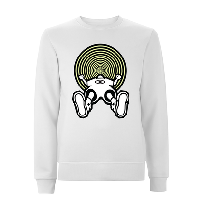 Vortex Glow Front Print Sweatshirt